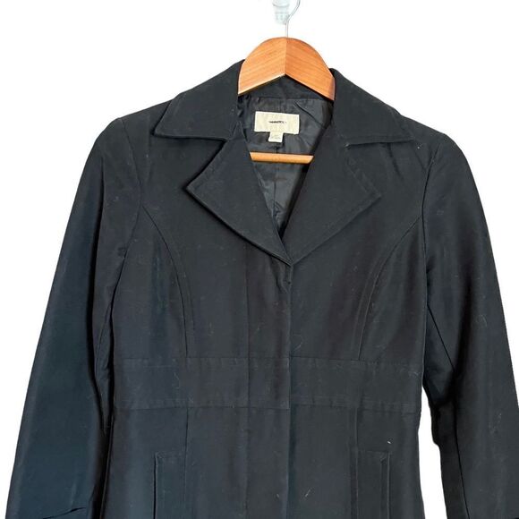 3 for $30! Merona black button up coat - Picture 2 of 9